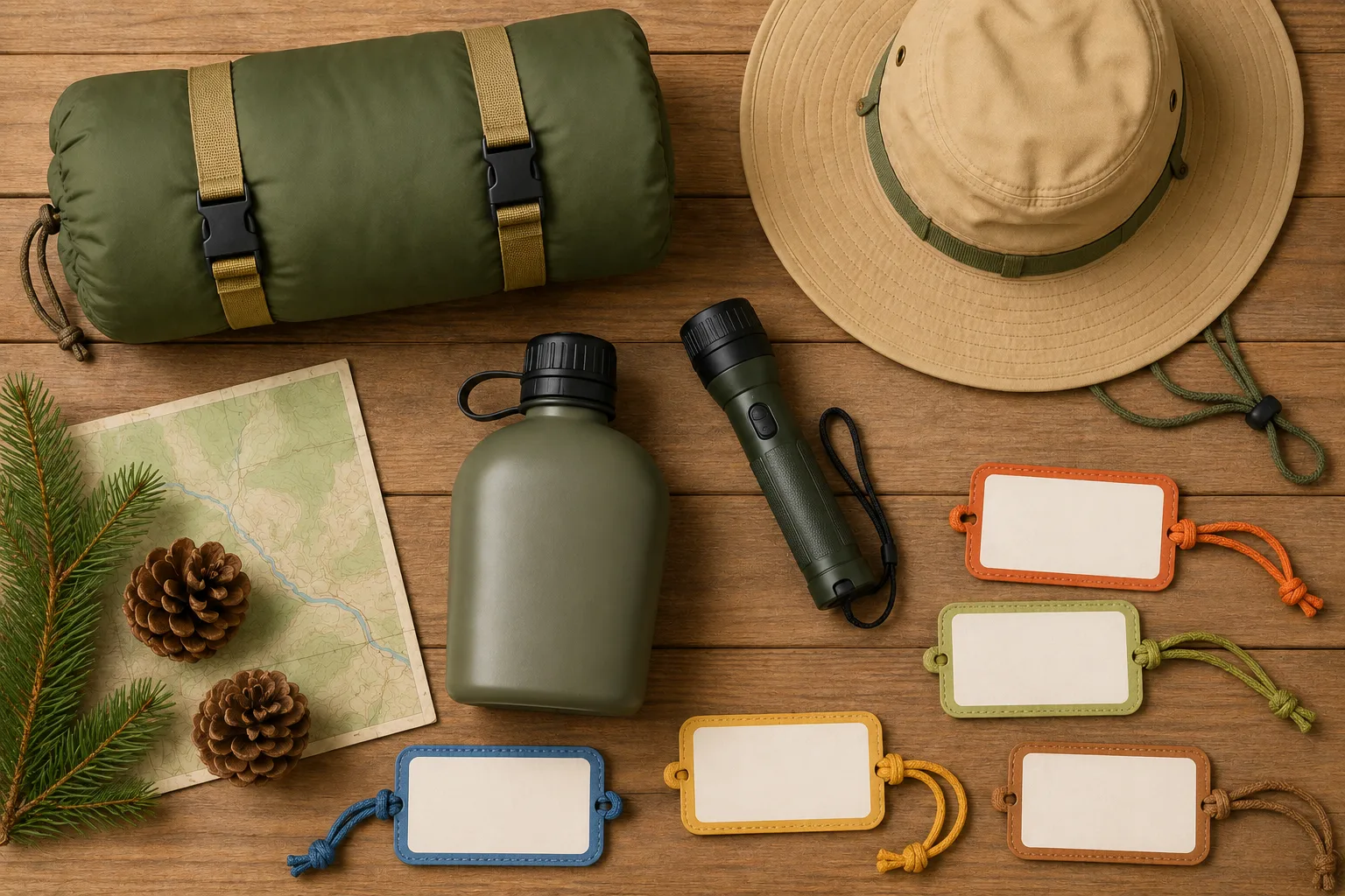 Material para campamento de verano
