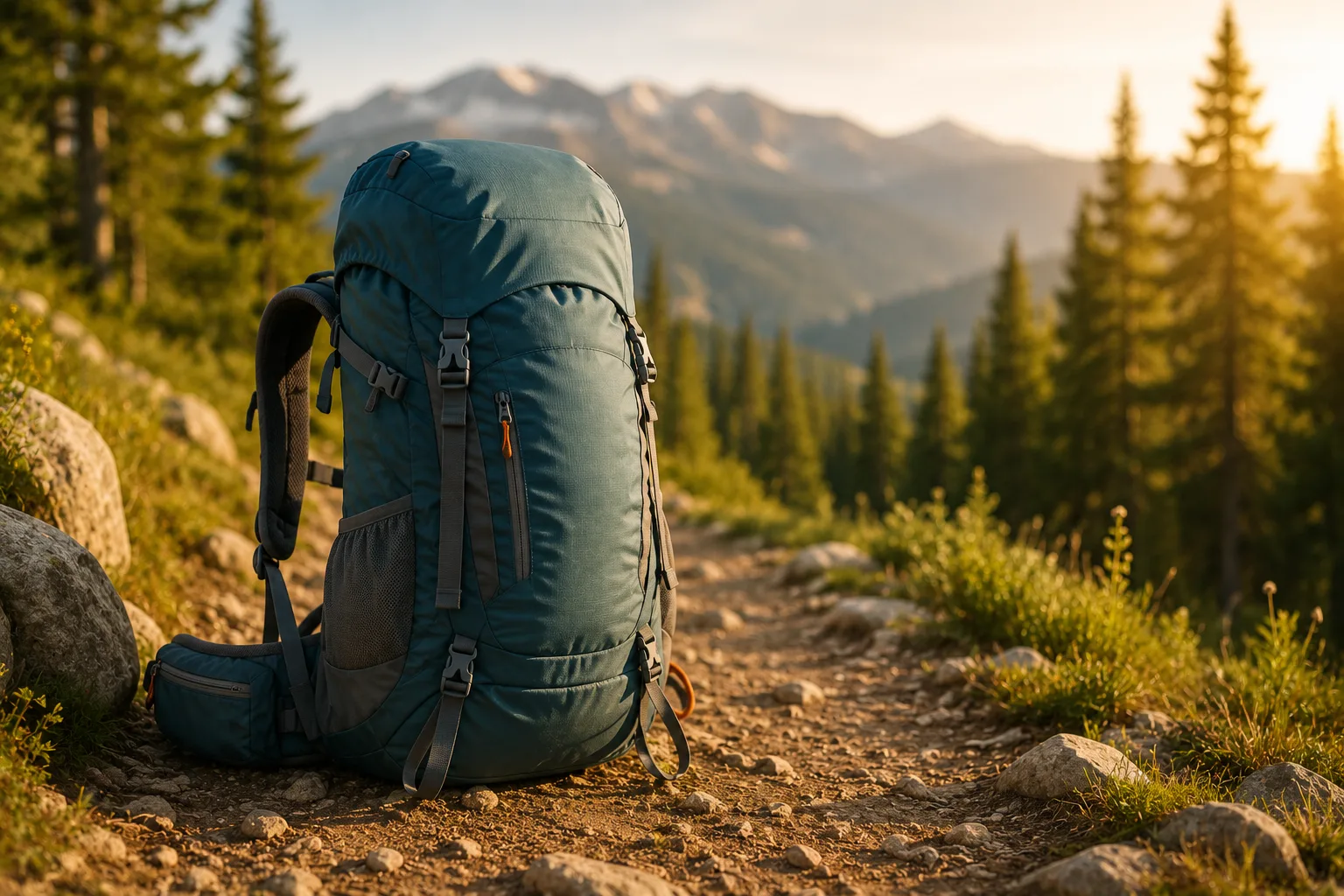 Mochila de trekking para campamento